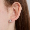 Orecchini Donna Lotus Silver LP3092-4/1 in Argento a Forma di Cuore