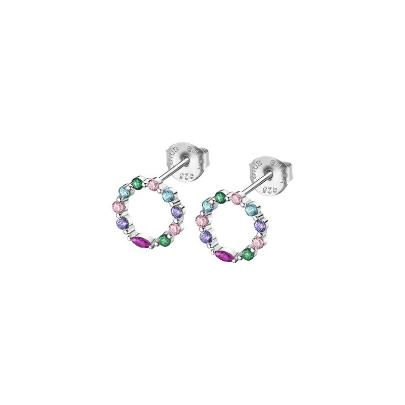Orecchini Donna Lotus Silver in Argento Con Pietre Multicolore LP3246-4/1