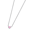 Collana donna in argento con pietra rosa Lotus Silver LP1272-1/7
