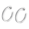 Orecchini Donna Lotus Silver LP1937-4/1 In Argento A Cerchio Con Zirconi