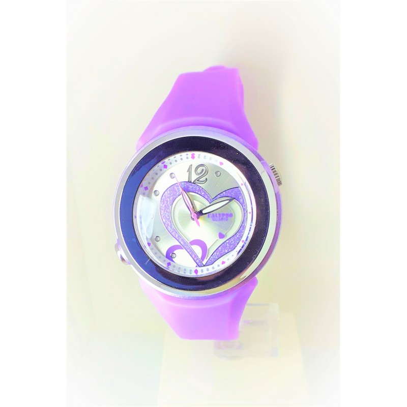 Orologio Donna Ragazza Calypso K5576/4 Con Cassa E Cinturino Glicine