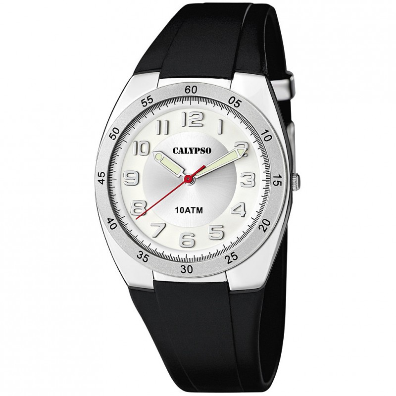 Orologio Uomo Calypso K5753/4 Solo Tempo Con Cinturino Nero