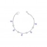 Bracciale donna con pietre glicine OPSOBJECTS Sparkle Knot OPSBR-747