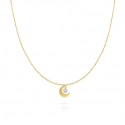 Collana donna  con luna e...