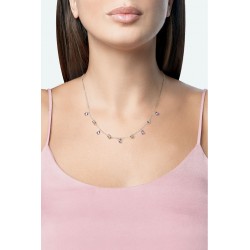 Collana donna con pietre glicine OPSOBJECTS Sparkle Knot OPSCL-735