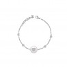 Bracciale donna in acciaio con cuori OPSOBJECTS Pearl Coin OPSBR-704