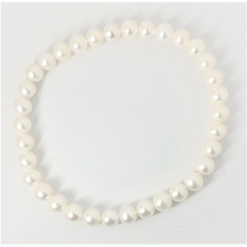 Bracciale Donna MIKIKO MB0190P0FCBI055 Elastico In Perle Di Acqua Dolce
