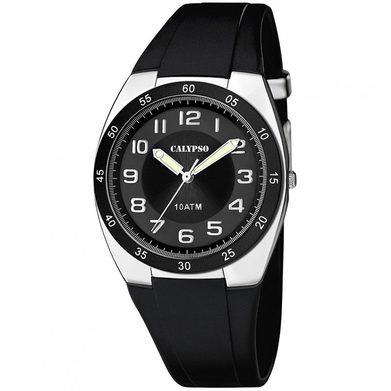 Orologio Uomo Calypso K5753/6 Solo Tempo Con Cinturino Nero