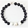 Bracciale donna onice agata e perla MIKIKO MB0594O4FOBN080