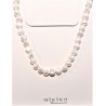 Collana donna lunga in perle schiacciate MIKIKO MF1600P0FDBI089NG