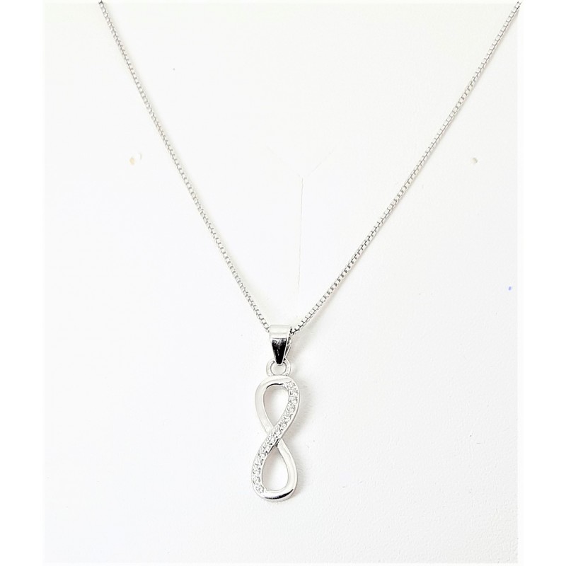 Collana Donna Gioja Argento CCD91 I In Argento Con Infinito