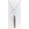 Collana lunga donna in bronzo con strass Laura Biagiotti LBJT05S