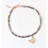 Bracciale donna con cristalli antracite e farfalla Stroili 1613847