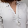Collana Donna Lunga Lotus Style LS2090/1/1 Con Pendente Cerchi