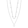 Collana Donna Lotus Style LS2236/1/1 In Acciaio Doppio Filo Con Cuori