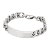 Bracciale uomo in acciaio con piastra centrale Lotus Style LS1554/2/1