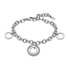 Bracciale Donna Lotus Style LS2090/2/1 In Acciaio Con Pendente Cerchi Con Strass