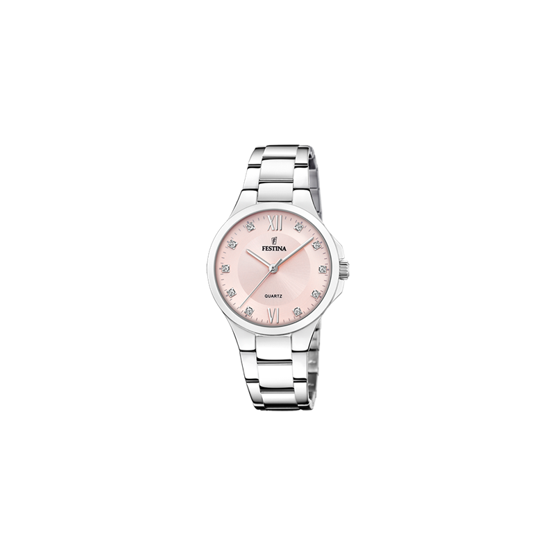Orologio Donna Festina Mademoiselle F20582/2 In Acciaio Con Quadrante Rosa