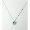 Collana donna con acquamarina a cuore Elli's Nardelli EL0654