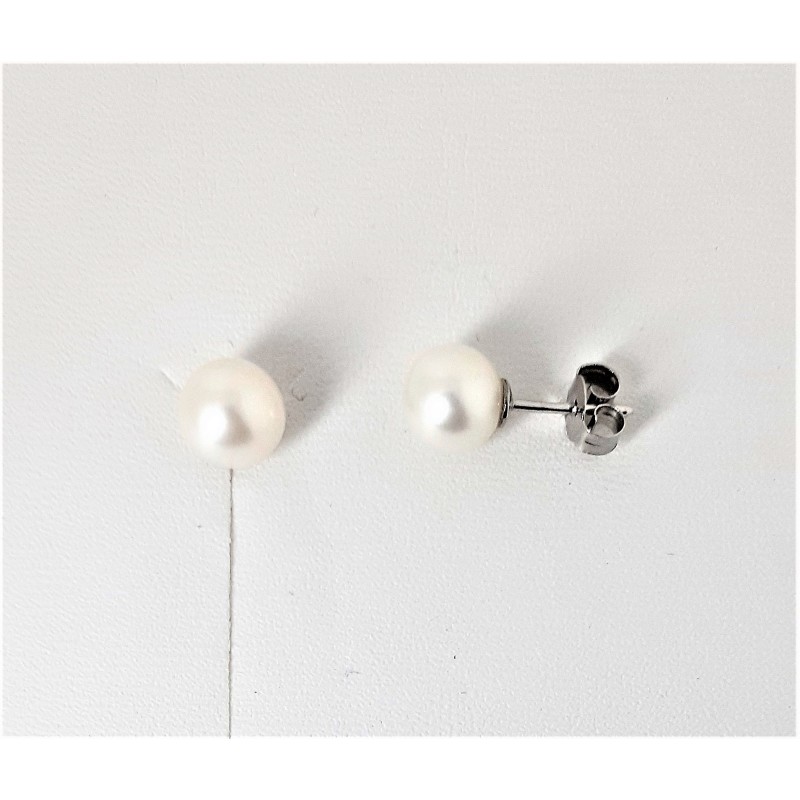 Orecchini in oro bianco con perle di acqua dolce MIKIKO M:GTR65 B