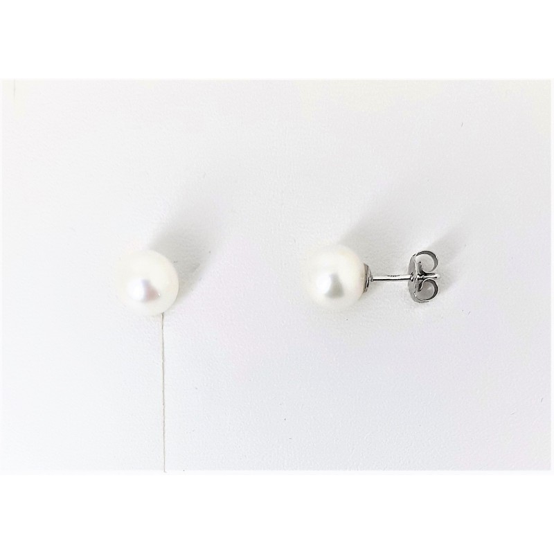 Orecchini in oro bianco con perle di acqua dolce MIKIKO M.GTR75 B