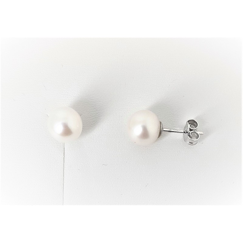 Orecchini in oro bianco con perle di acqua dolce MIKIKO M.GTR85 B