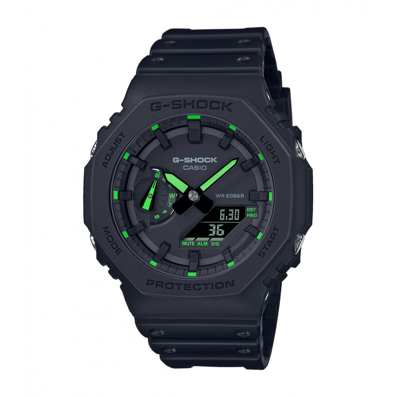 Orologio Uomo Casio G-SHOCK GA-2100-1A3ER Con Lancette Verdi