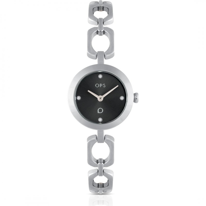 Orologio donna OPSOBJECTS LOVE CHAIN OPSPW-884 Con Quadrante Grigio Antracite