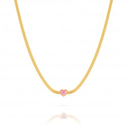 Collana donna in acciaio...