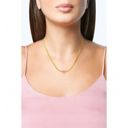 Collana donna in acciaio dorato OPSOBJECTS FABLE HEART OPSCL-785