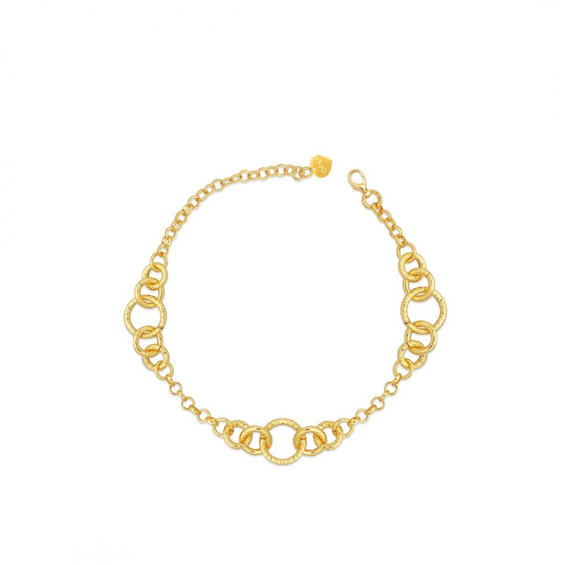 Bracciale donna in ottone dorato OPSOBJECTS LUXURY GRACE OPS-LUX212BR