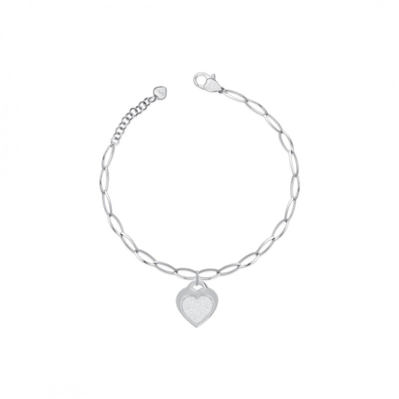 Bracciale donna con cuore OPSOBJECTS GLITTER HEART OPSBR-764