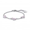 Bracciale Bimba Luca Barra In Acciaio Con Unicorni Smaltati JB119