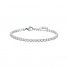 Bracciale Tennis Donna Luca Barra BK2270 In Acciaio Con Zirconi 3 mm