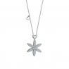 Collana Donna Luca Barra CK1709 In Acciaio Con Fiore Della Vita