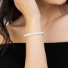 Bracciale Donna Luca Barra BK2100 In Acciaio Con Perle Sintetiche Bianche