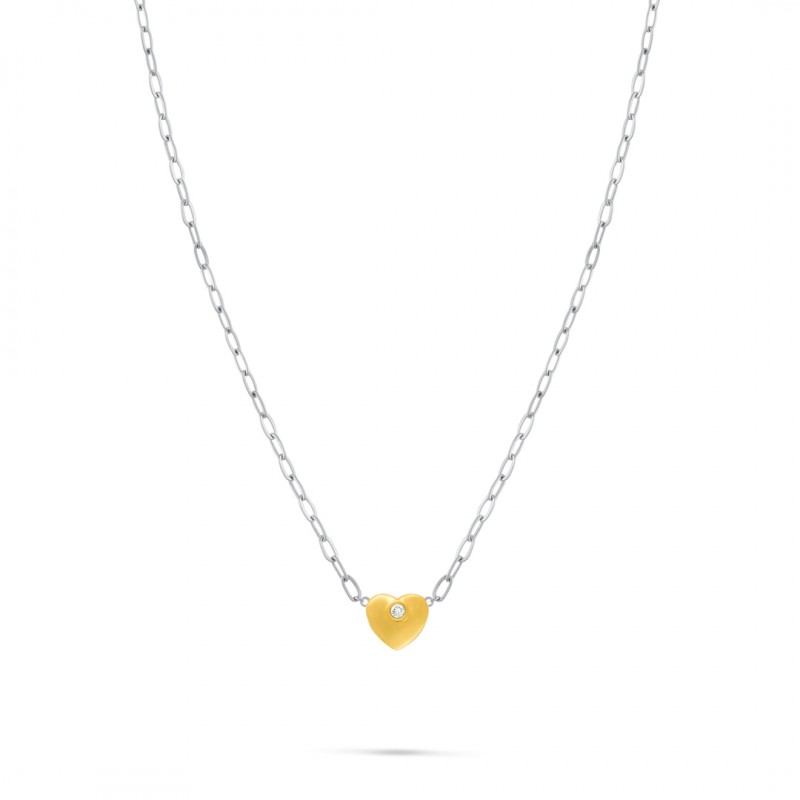Collana donna con cuore OPSOBJECTS METAL HEAD OPSCL-779