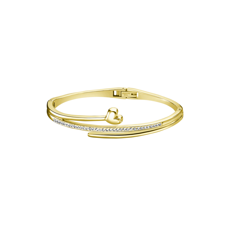 Bracciale rigido donna in acciaio dorato Lotus Style LS2123/2/1