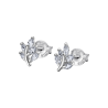 Orecchini Donna Lotus Silver in Argento a Forma di Foglia con Zirconi LP3086-4/1