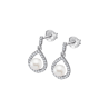 Orecchini Donna Lotus Silver LP3198-4/1 In Argento Pendenti Con Perla