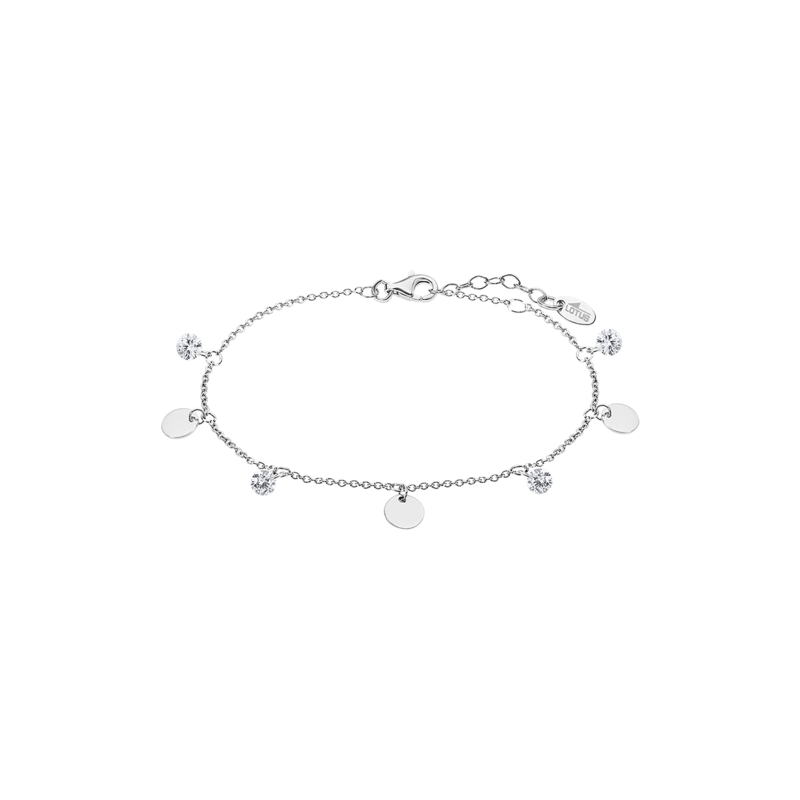 Bracciale donna in argento con cristalli trasparenti Lotus Silver LP3004-2/1/1