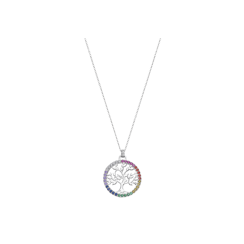 Collana Donna Lotus Silver LP1746-1/3 In Argento Con Albero Della Vita
