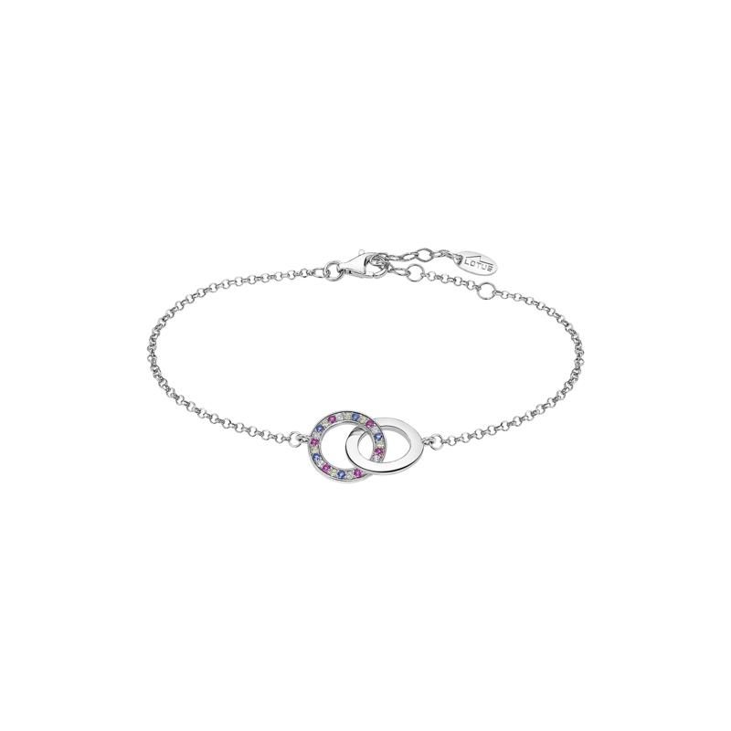 Bracciale donna in argento con cerchi Lotus Silver LP1990-2/3