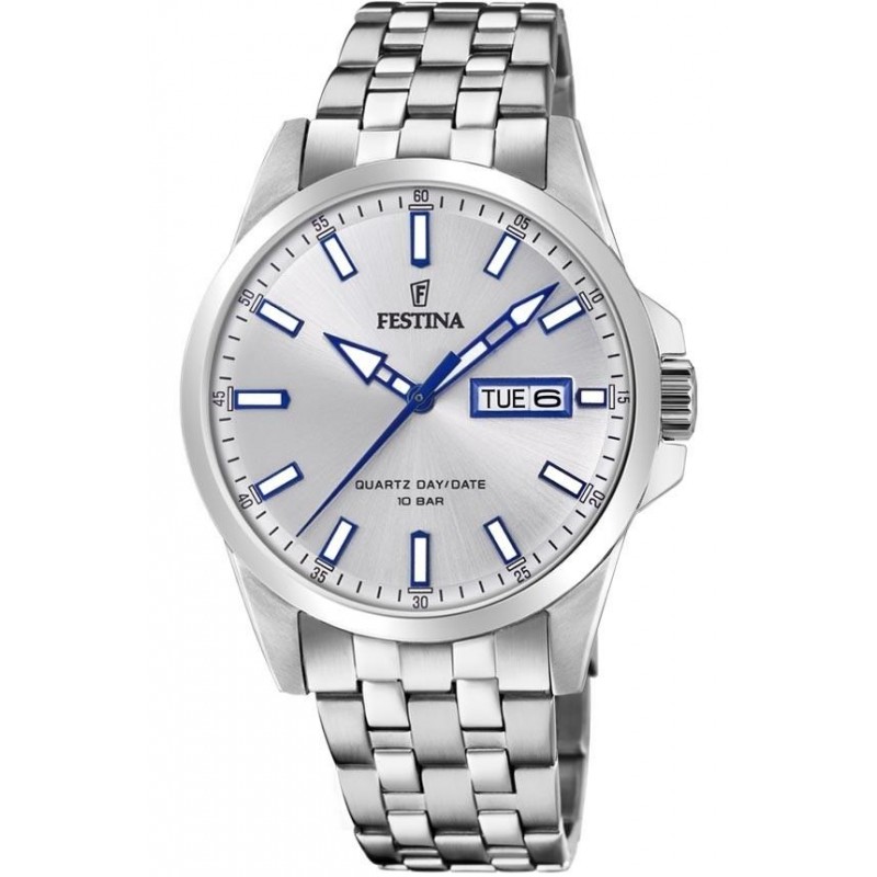 Orologio Uomo Festina F20357/1 Classico Con Cinturino Acciaio