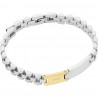 Bracciale Uomo Liu-Jo MLJ298 In Acciaio Con Piastra Centrale