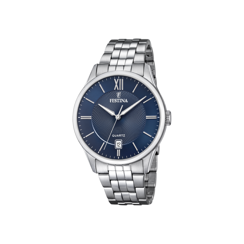 Orologio Uomo Festina Solo Tempo F20425/2 Classico Con Quadrante Blu