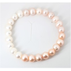 Bracciale donna elastico in perle bicolore MIKIKO MB0190P0FCMU089