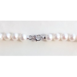 Collana donna in perle con 3 pepite in oro bianco MIKIKO MC1494O4FCBI050-50