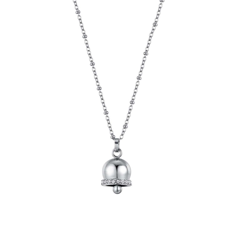 Collana Donna Luca Barra In Acciaio Con Campanella CK1757