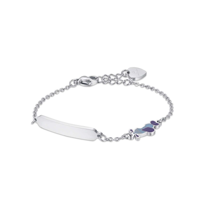 Bracciale Bimbo Luca Barra In Acciaio Con Aereoplanino JB113